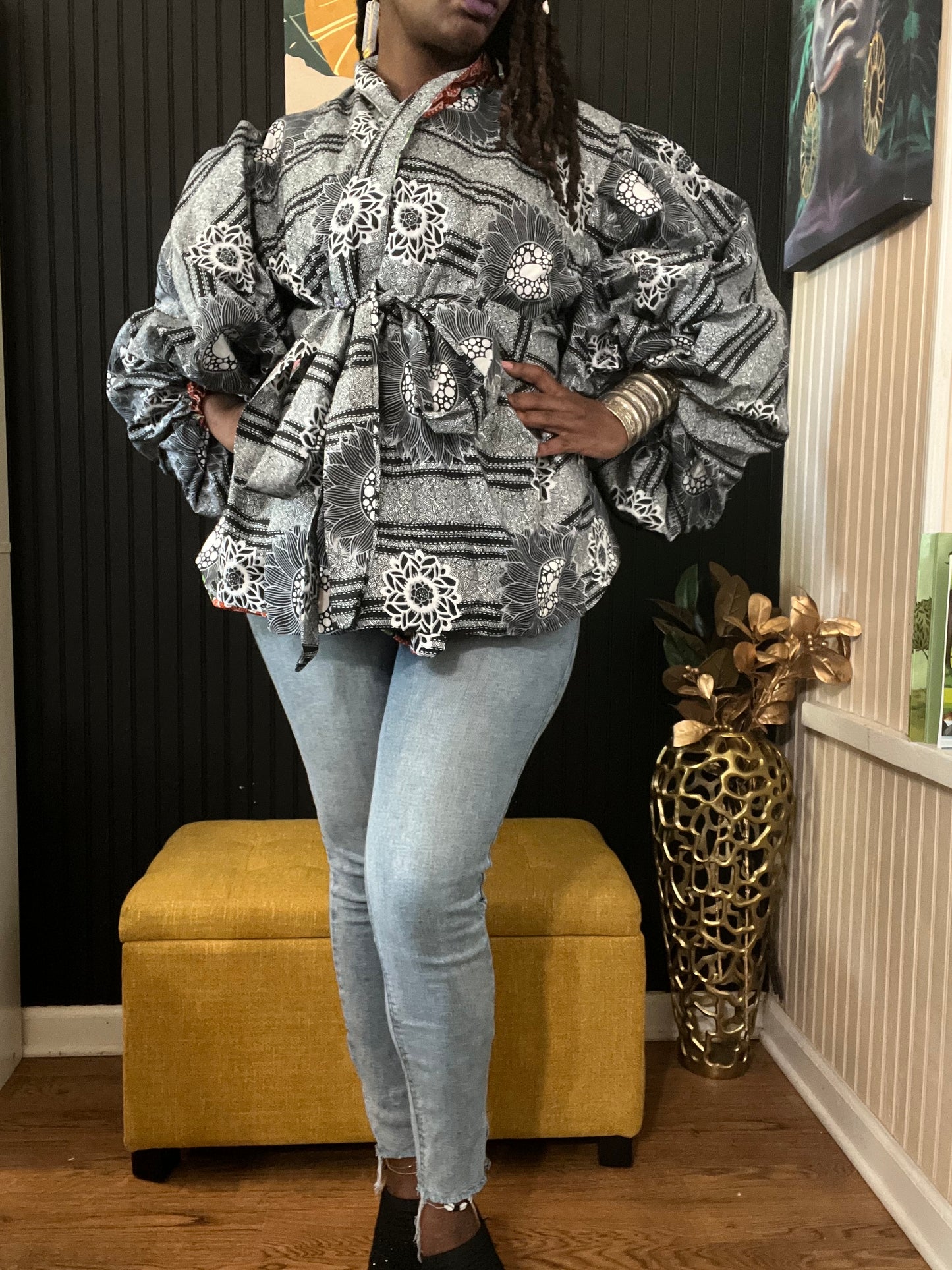 Amaris Reversible Peplum Top