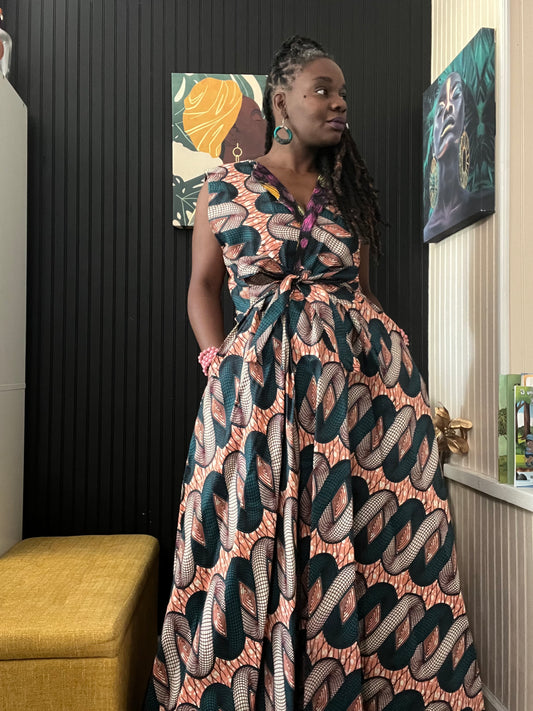 Danica Reversible Wrap Dress