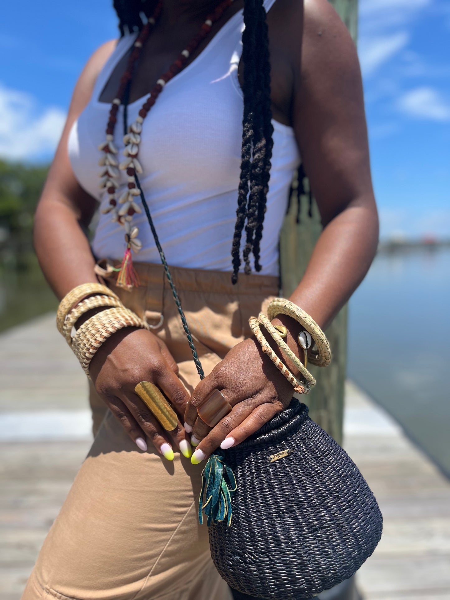 Sea Island Sweetgrass Cuff