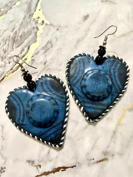 Akoma Leather Earrings