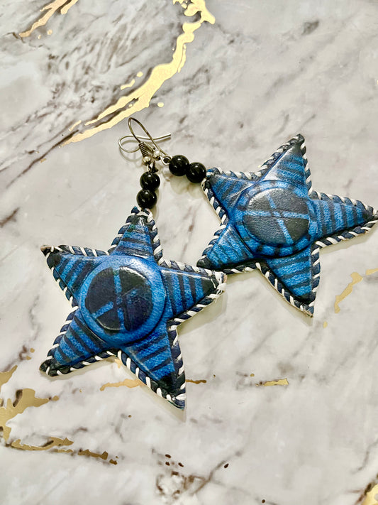 Starla Leather Earrings