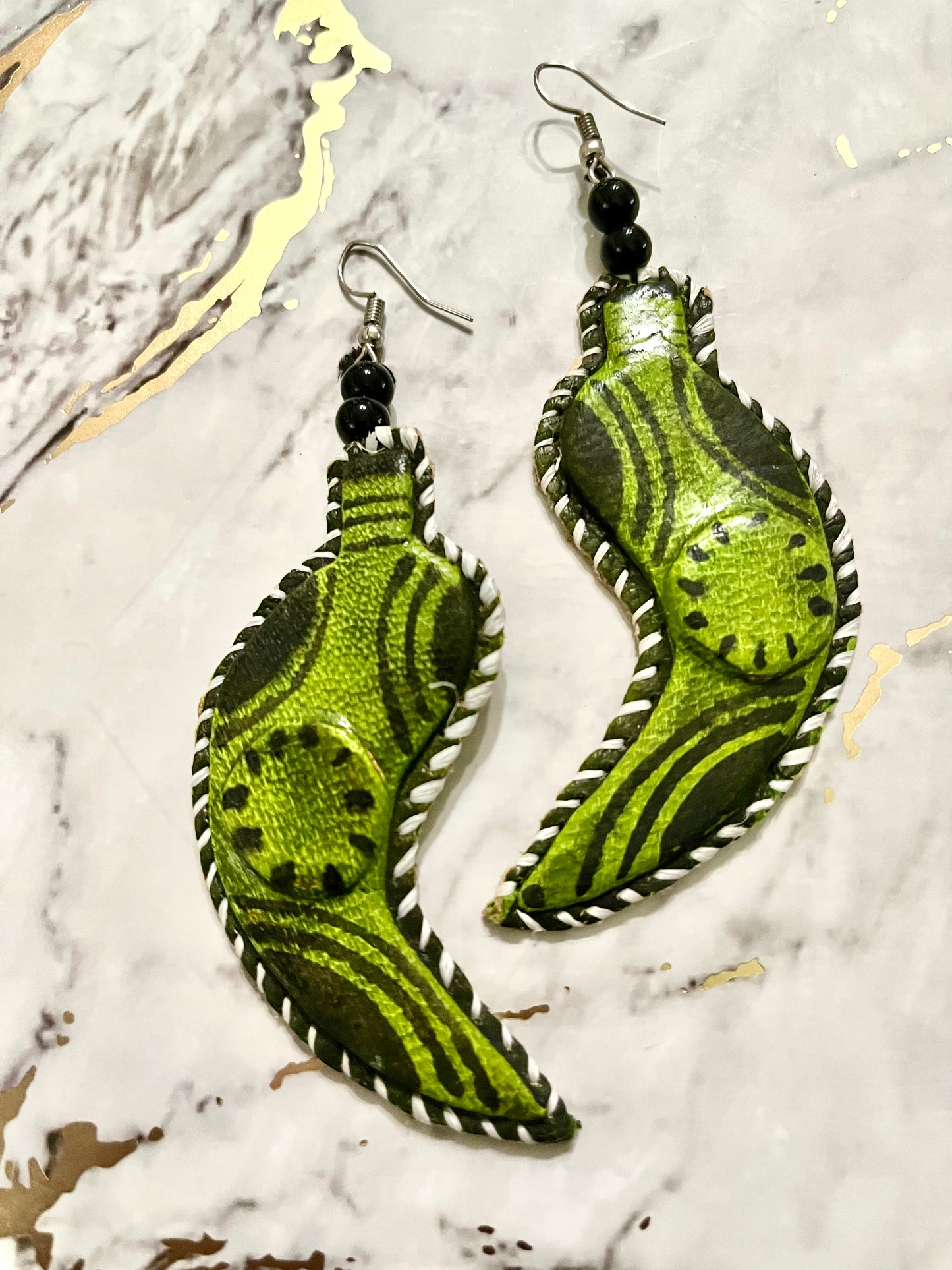 Swai Leather Earrings