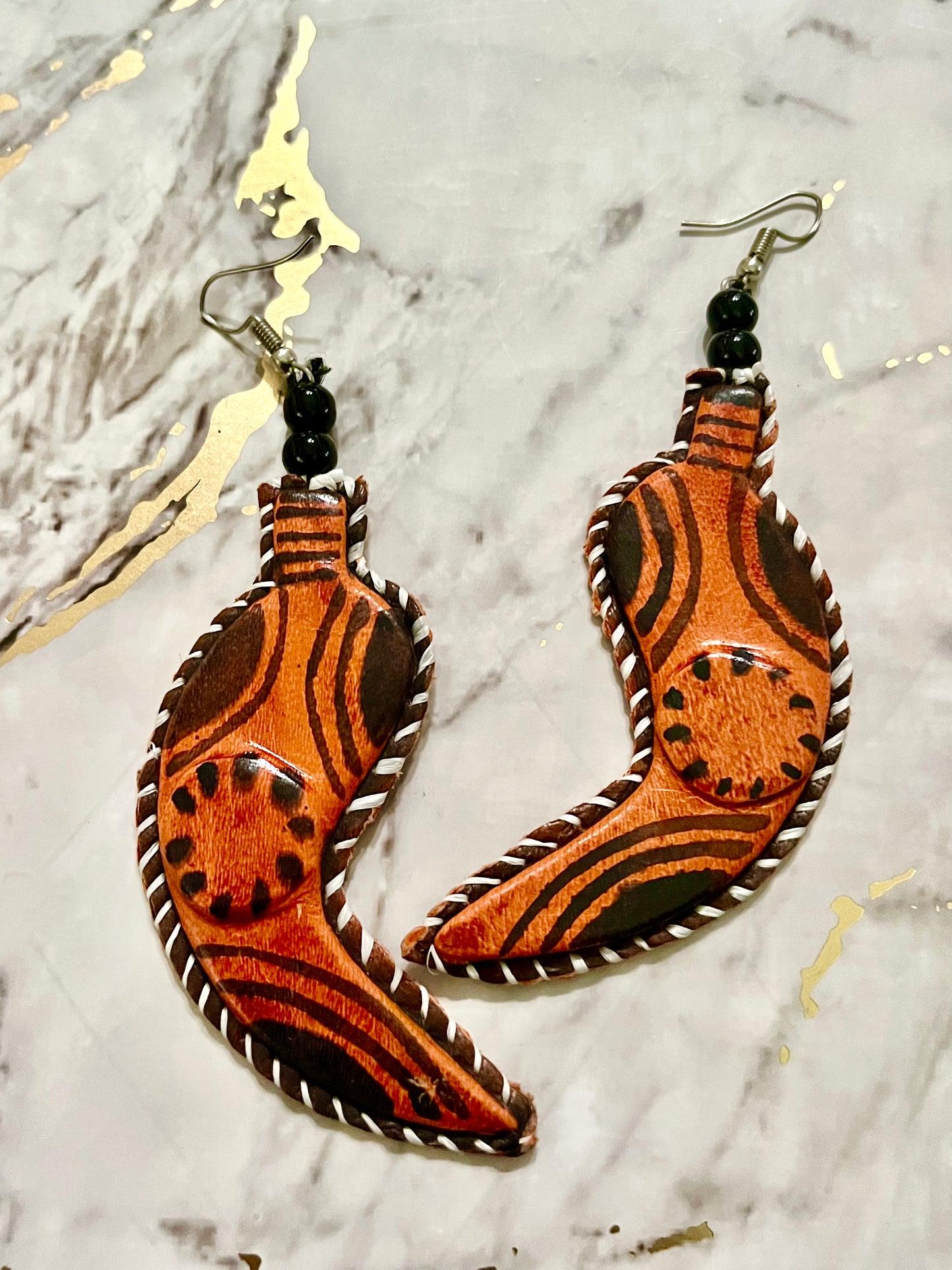 Swai Leather Earrings