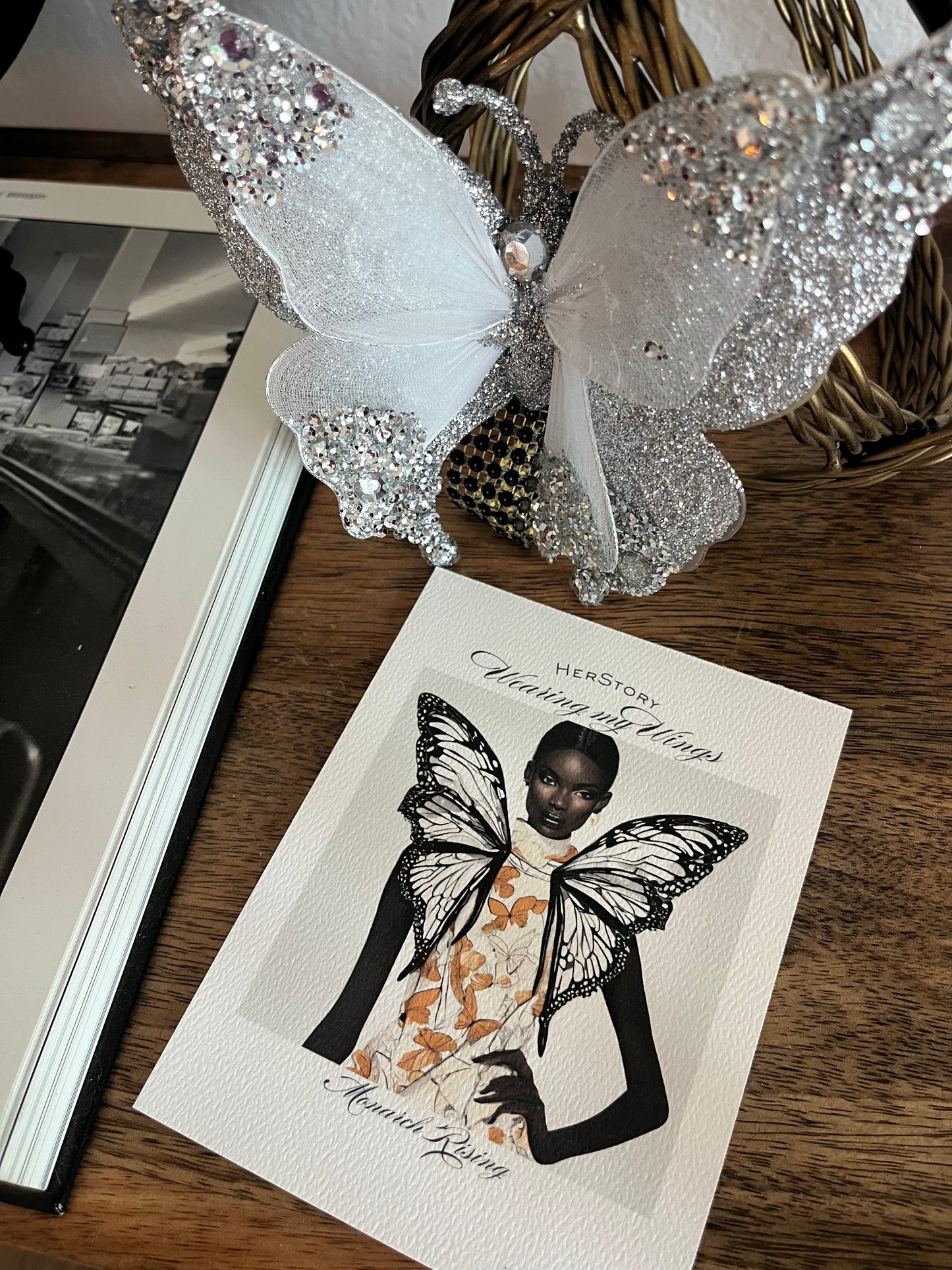 Wearing my Wings NoteCard Stack