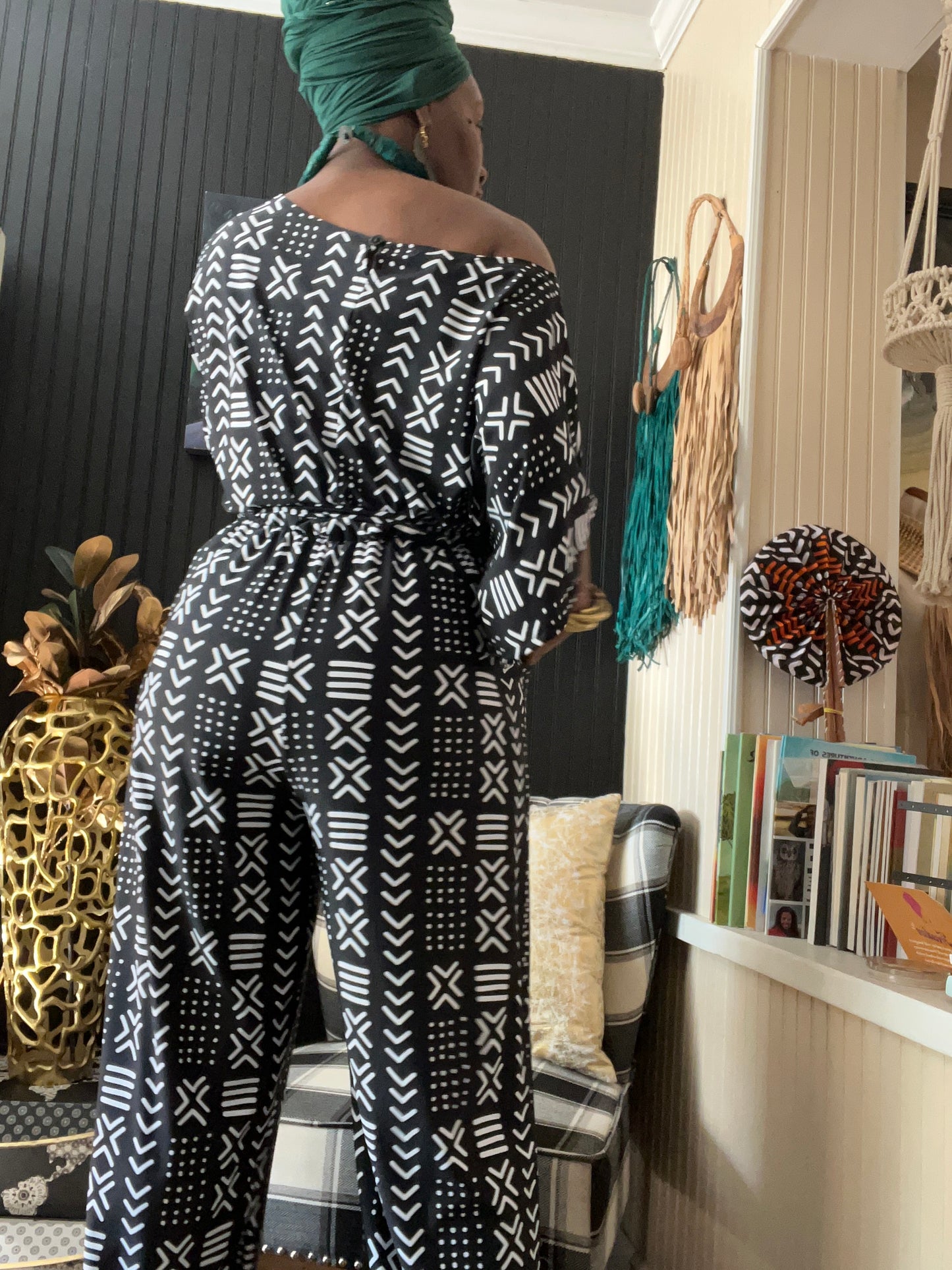 Yemi Luxe Mudcloth Jumpsuit