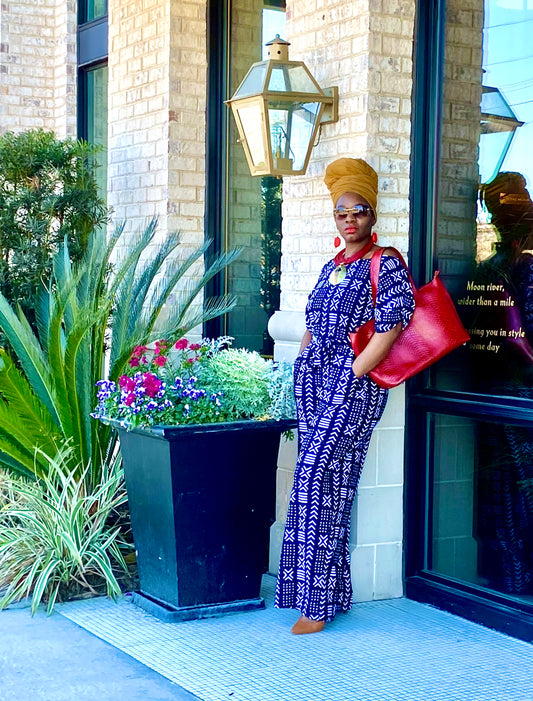 Yemi Luxe Mudcloth Jumpsuit
