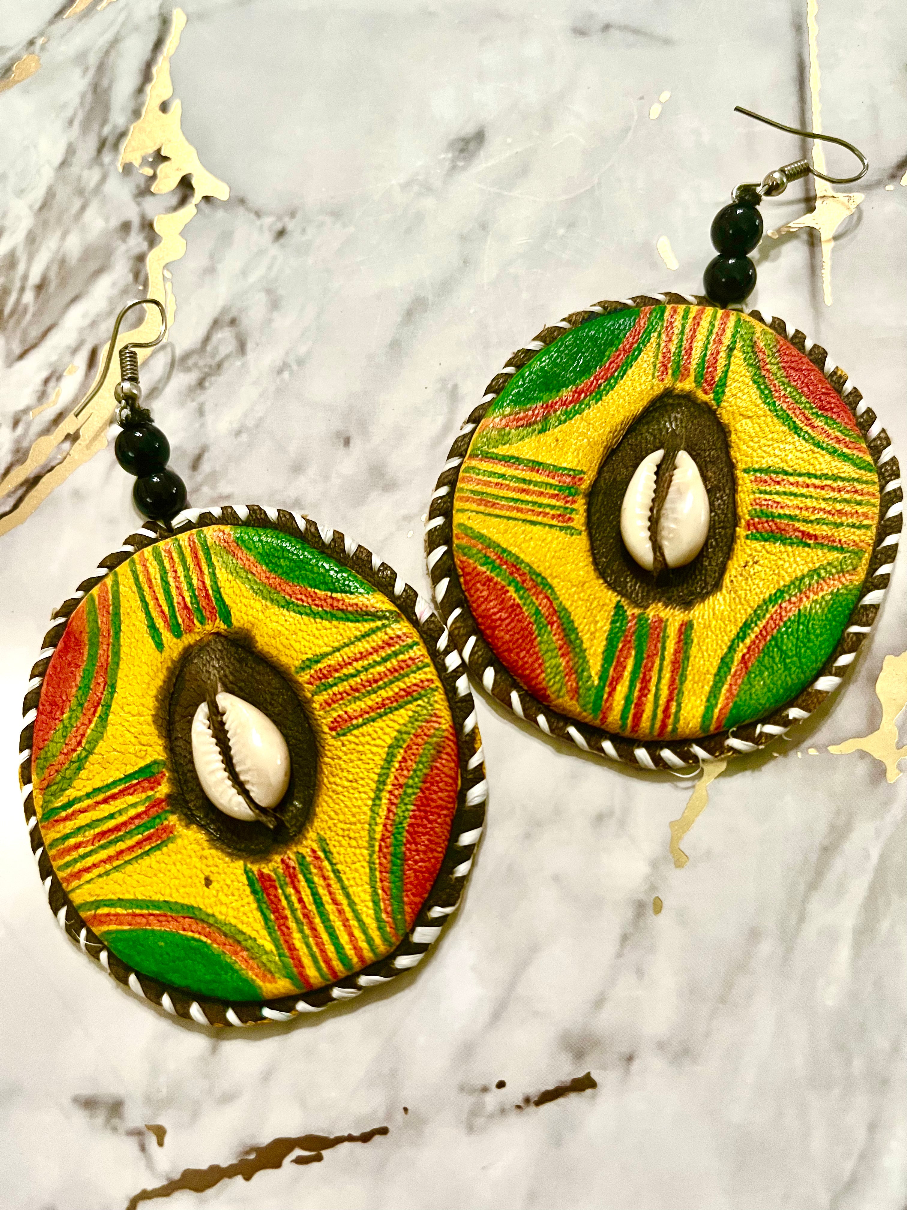 Malani Leather Earrings