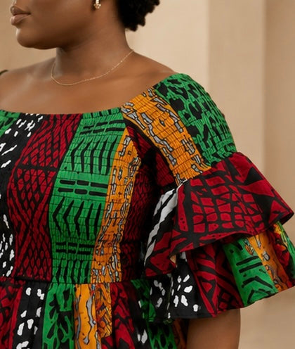 THE FESTIVAL OFF SHOULDER TOP