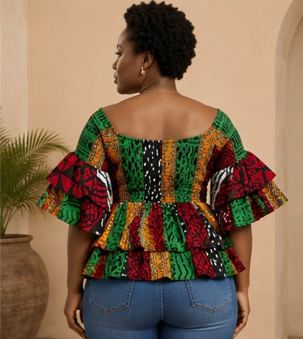 THE FESTIVAL OFF SHOULDER TOP