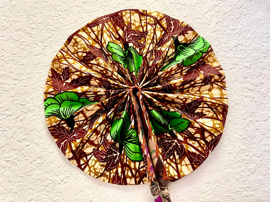 Ankara Foldable Fans