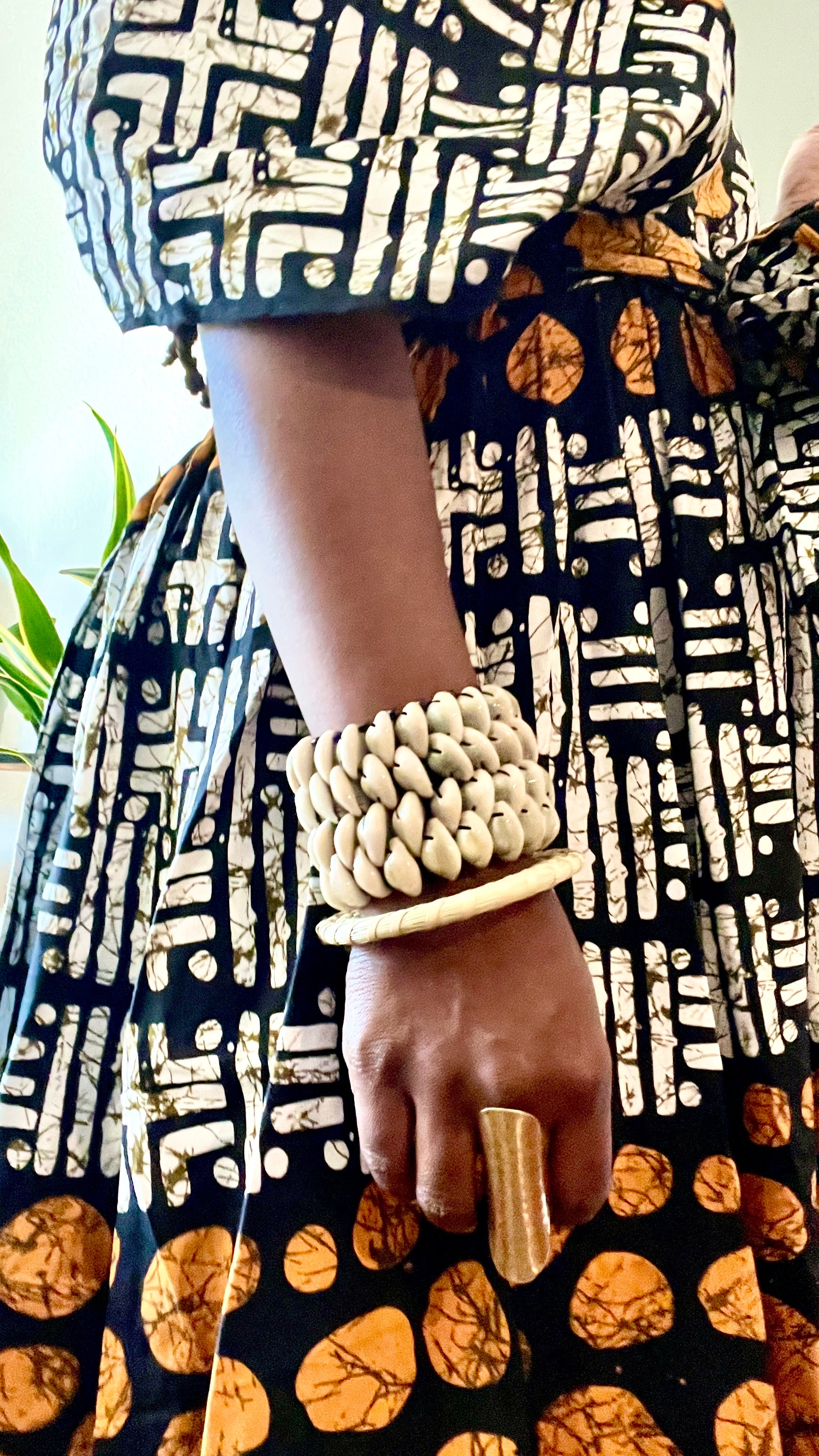 Cowrie Abundance Cuff