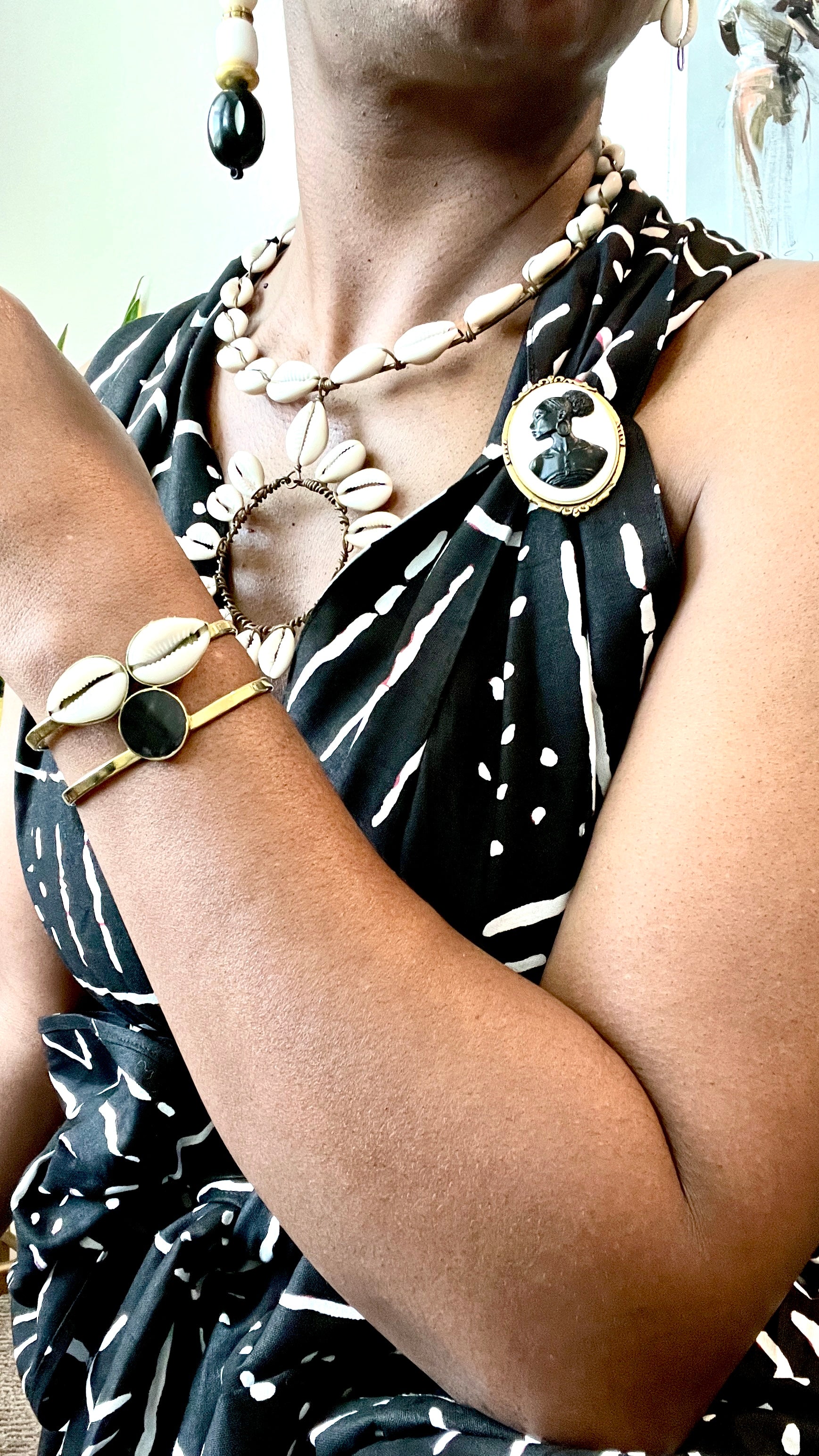Ayana Cowrie Cuff