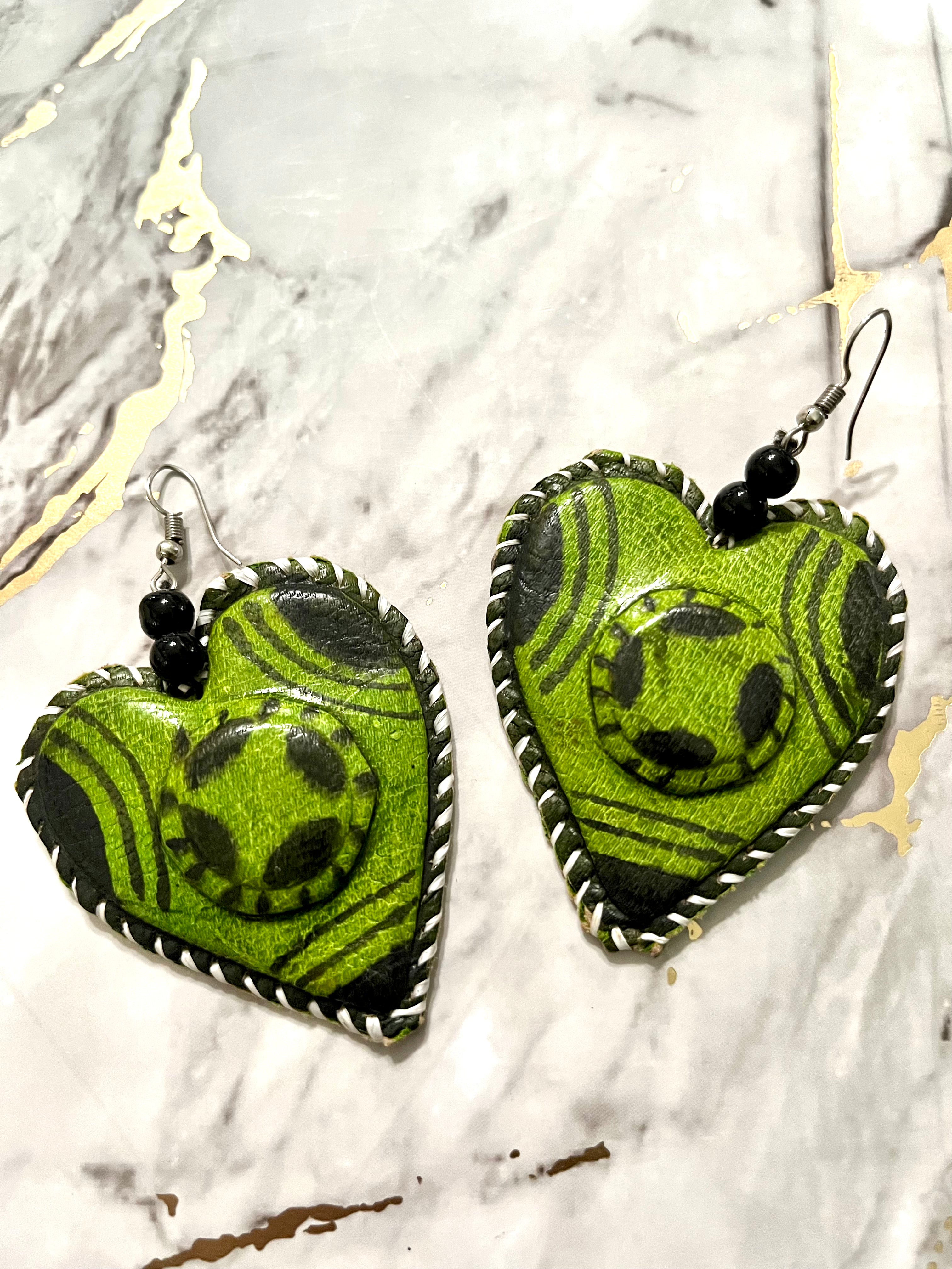 Akoma Leather Earrings