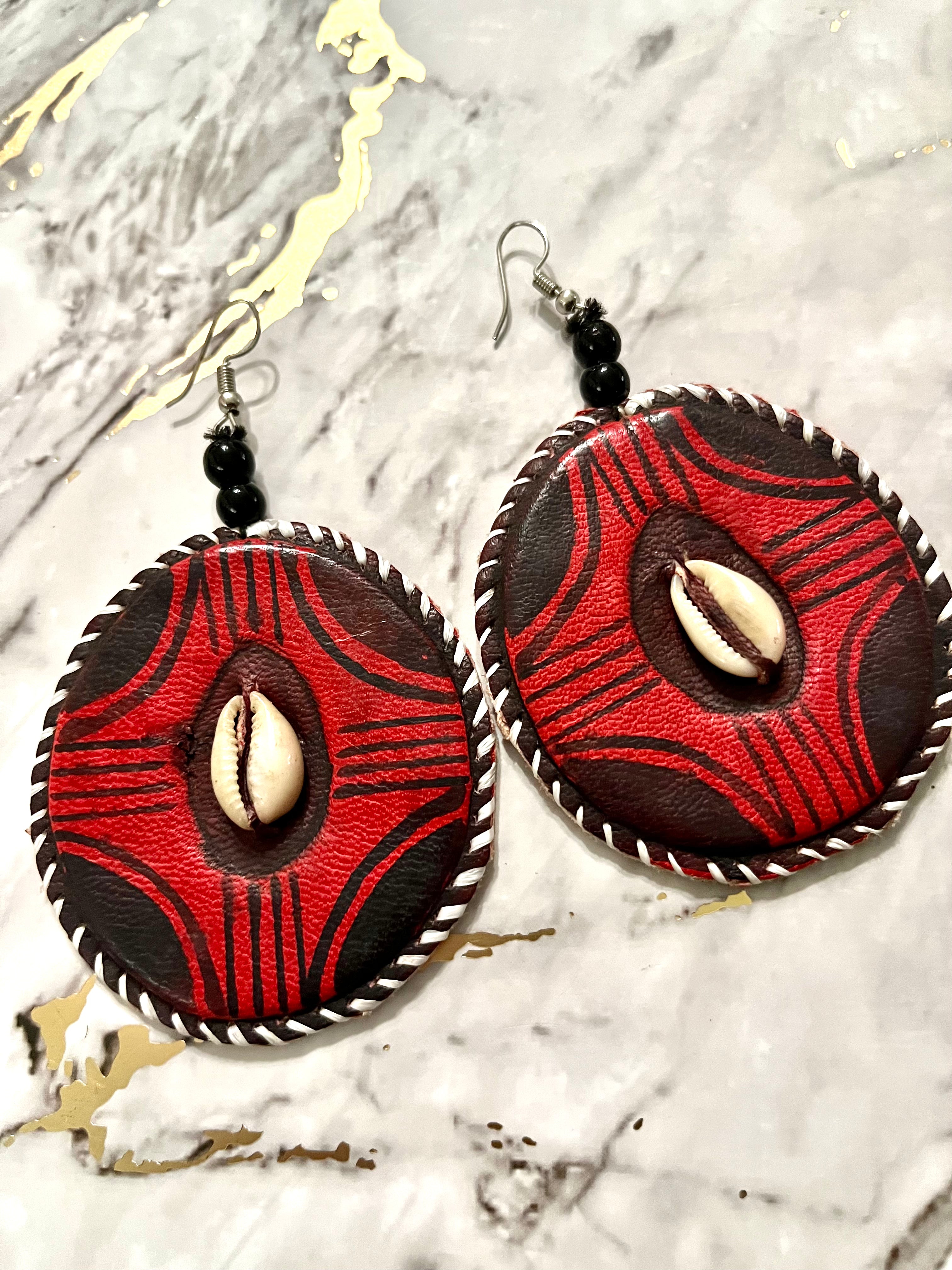 Malani Leather Earrings
