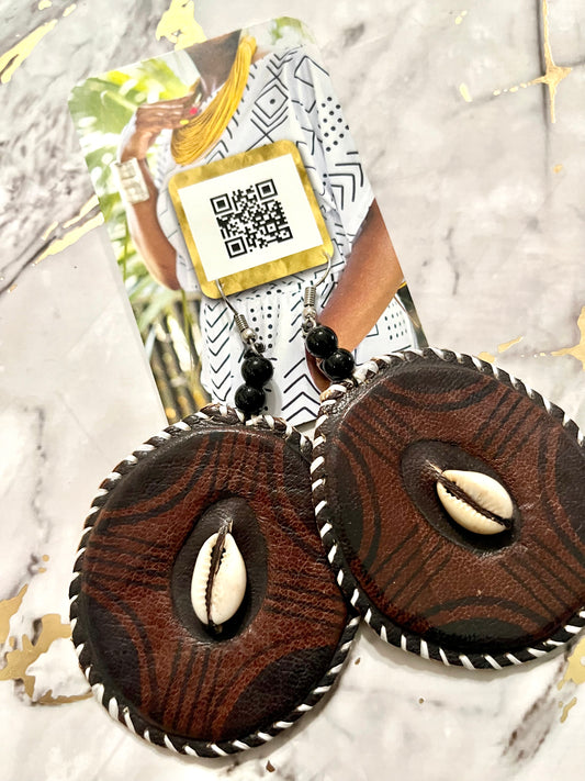Malani Leather Earrings