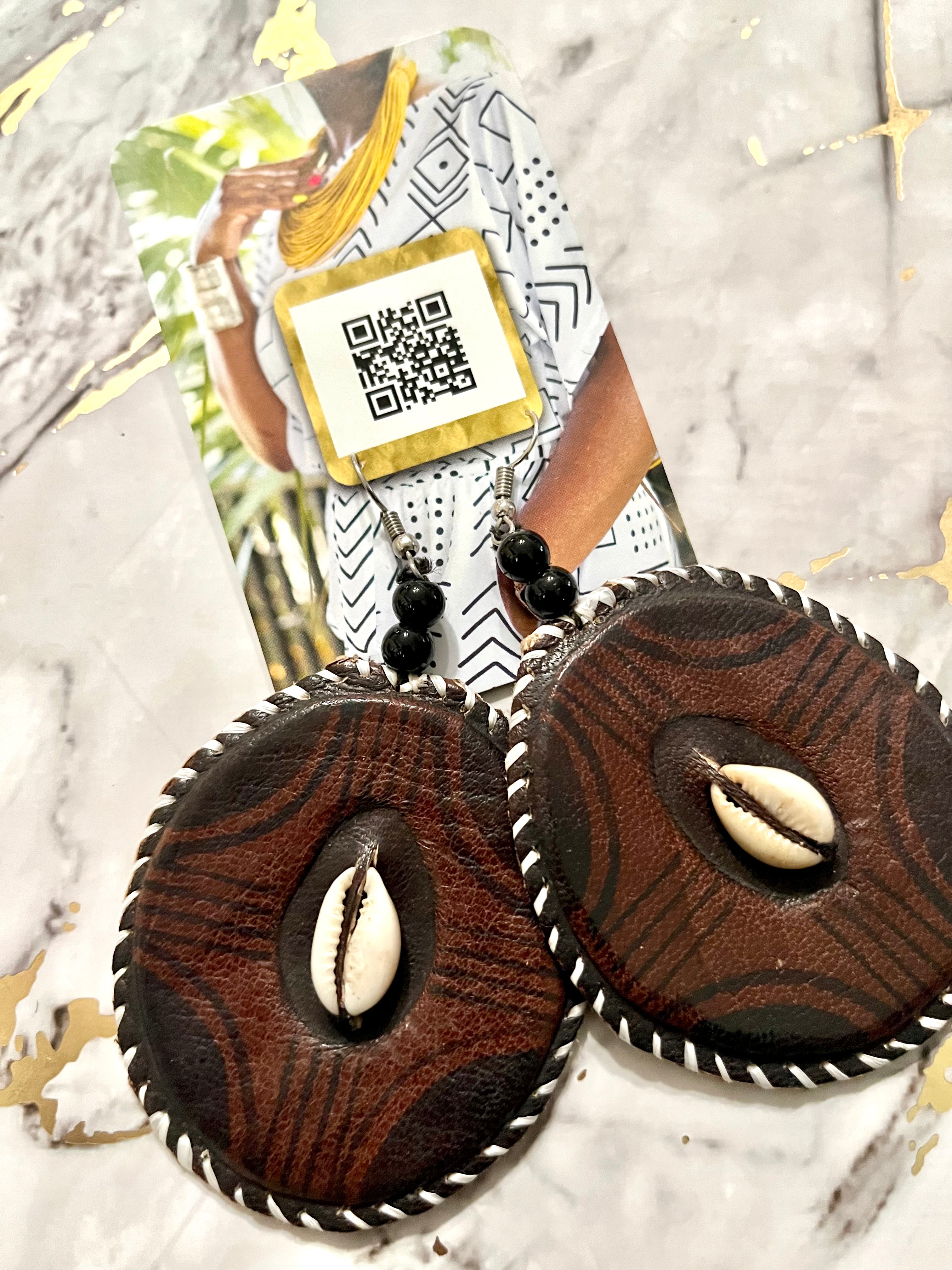 Malani Leather Earrings