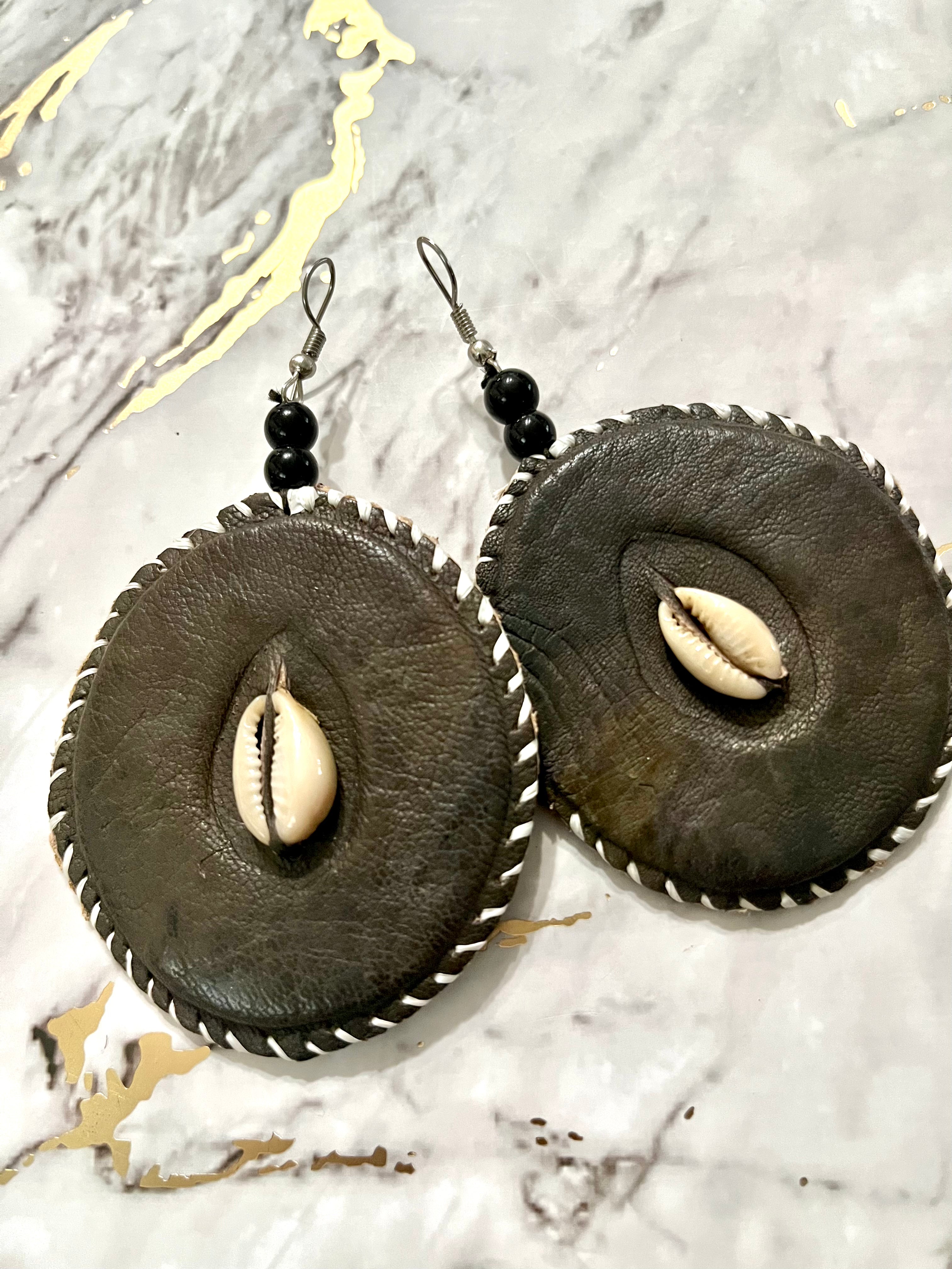 Malani Leather Earrings
