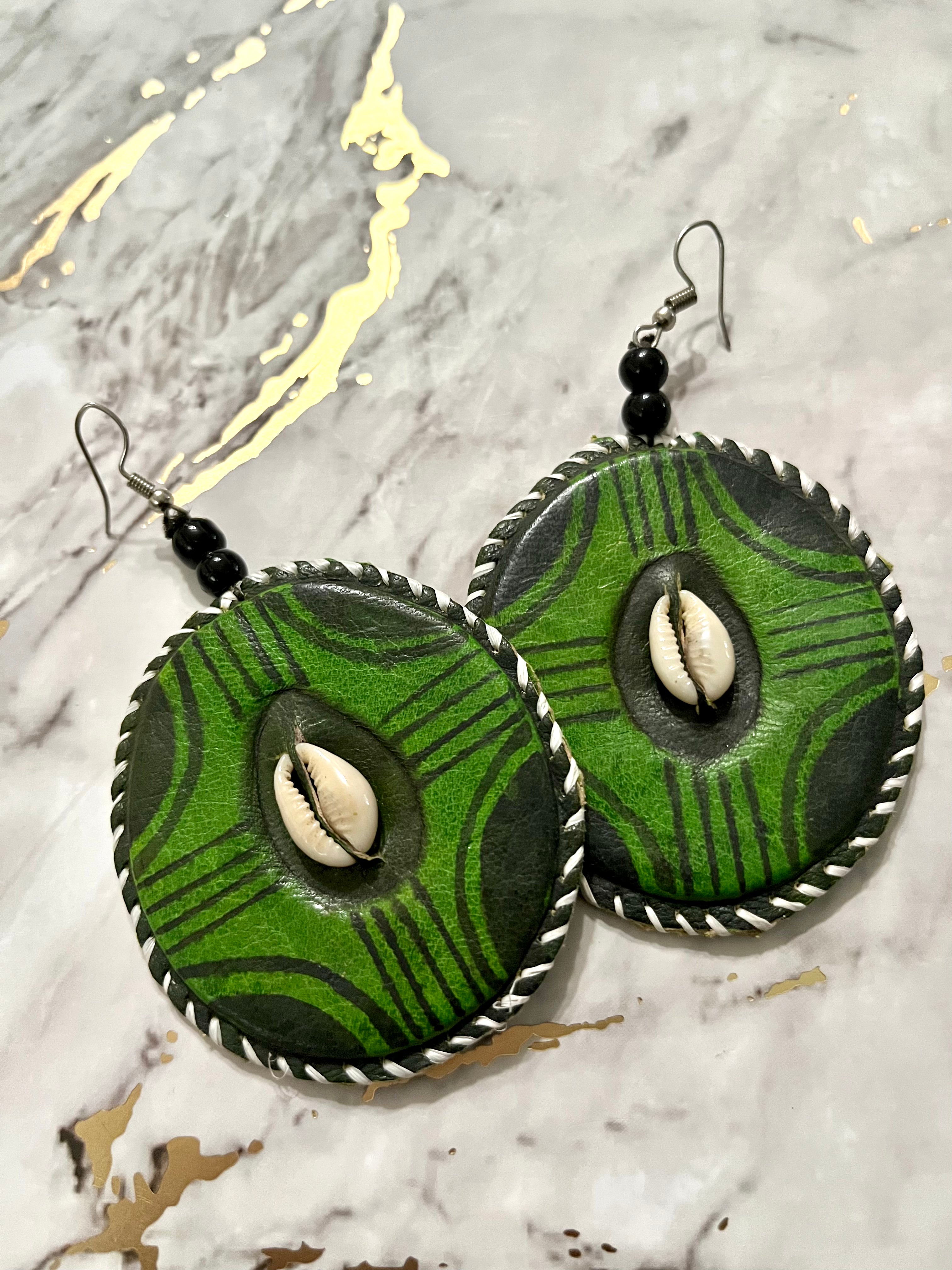 Malani Leather Earrings