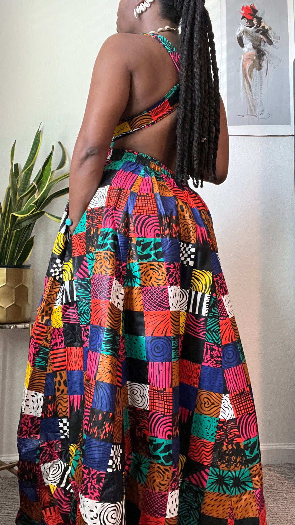 Petia Infinity Patchwork Dress