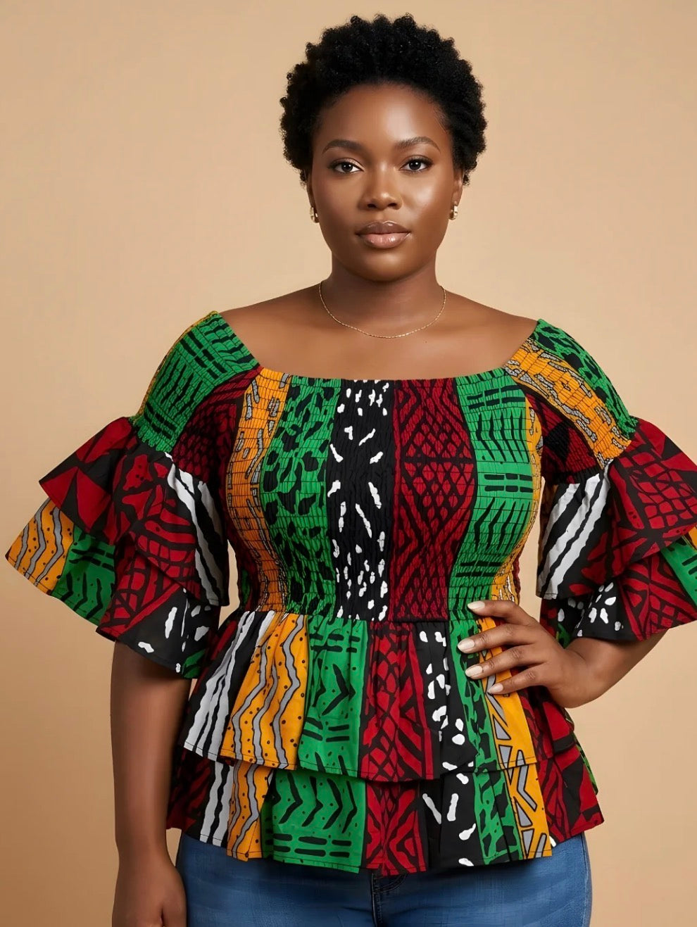 THE FESTIVAL OFF SHOULDER TOP