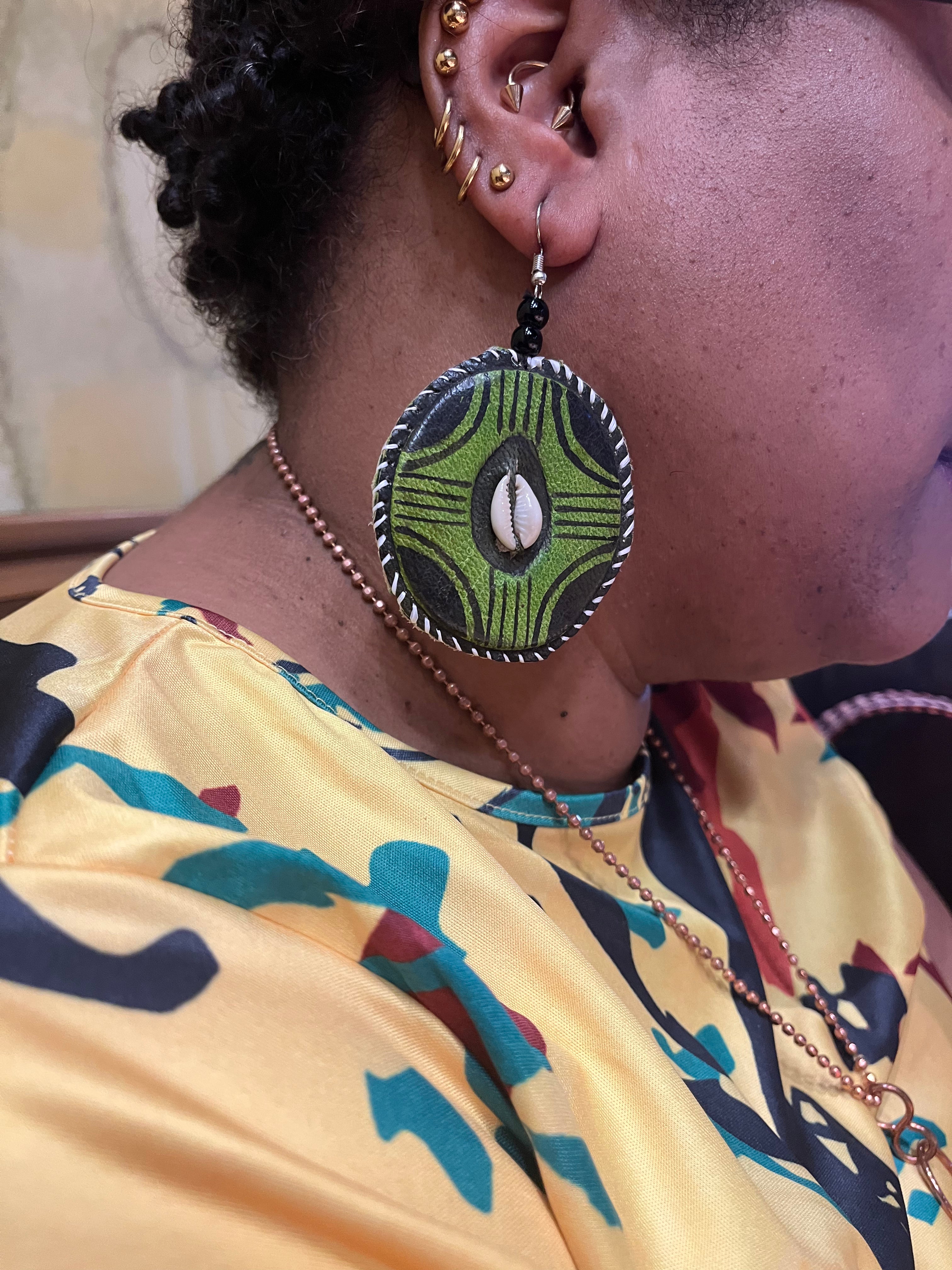 Malani Leather Earrings