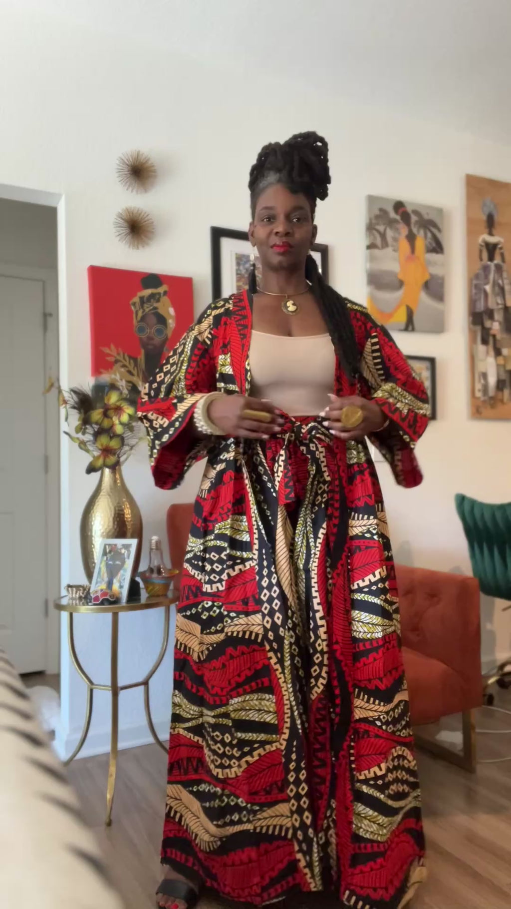 Patra Kimono and Palazzo Set