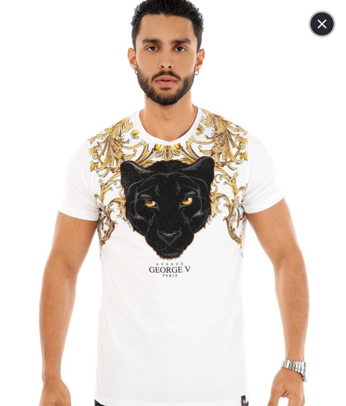 Black Panther: Luxury Rhinestone Tee