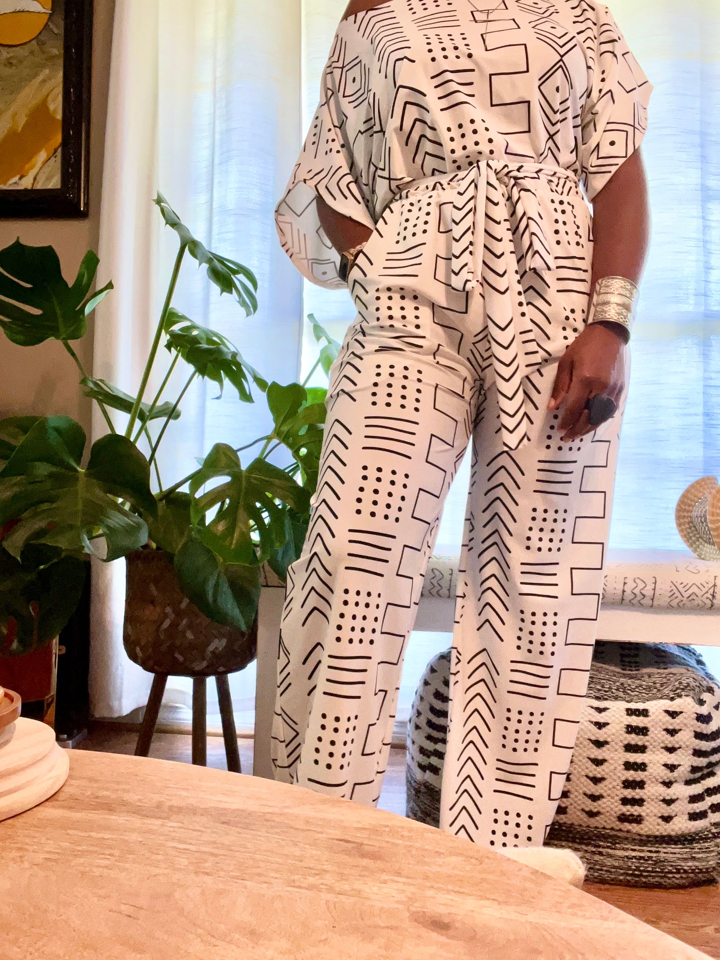 Kefilwe Luxe Mudcloth Jumpsuit