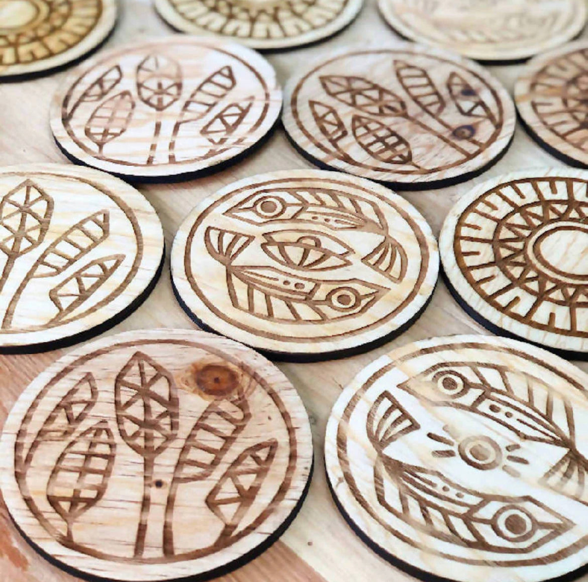 Recycled Wooden Coasters