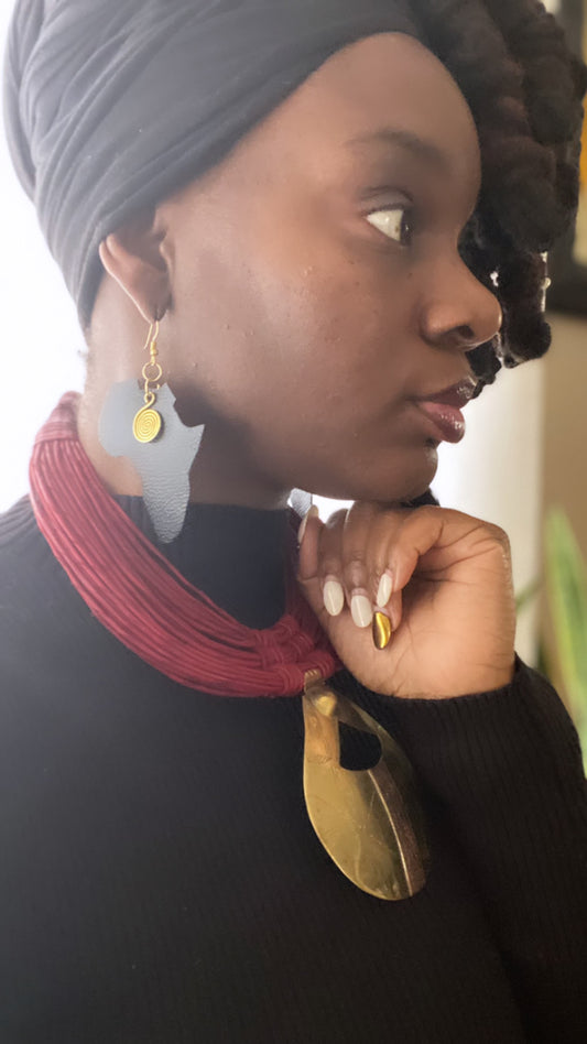 Sole’ Leather Earrings
