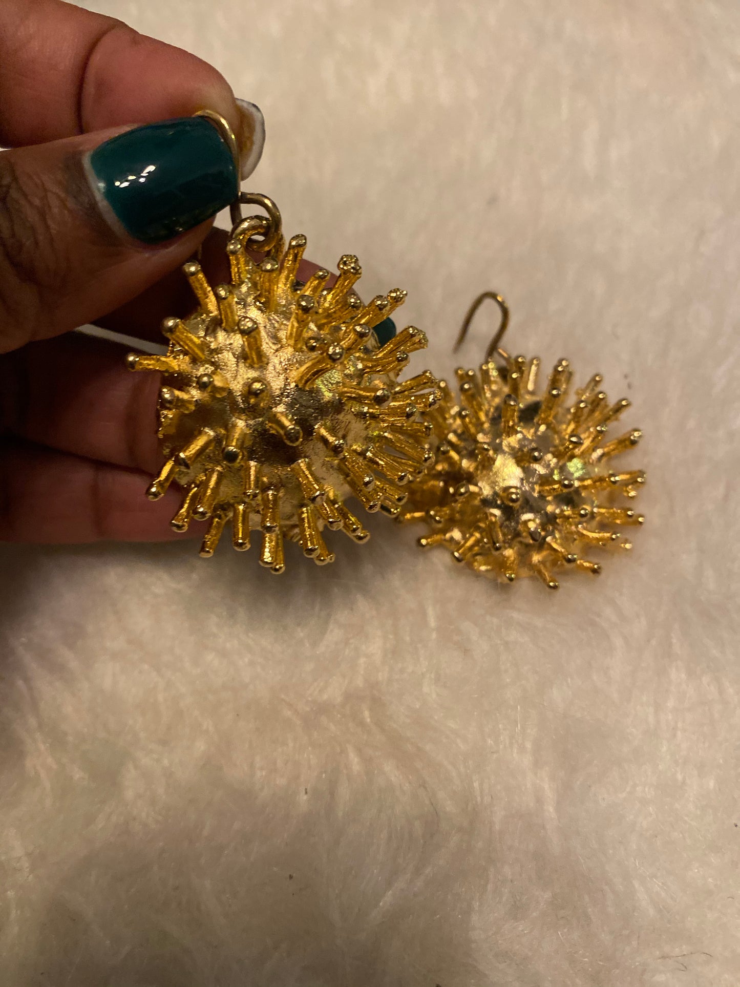 Akan Gold & Brass Earrings