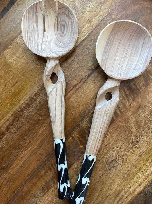 Nafia Wood Spoon Set