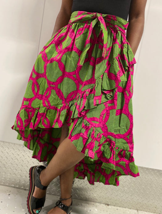 Lala Ruffle Midi